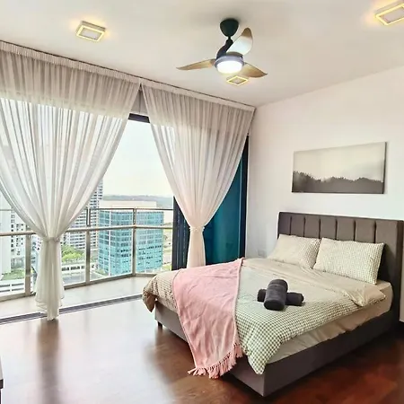 1601 Almas Suites Seaview 60Inchtv Netflix Wifi By Stay Nusajaya  Exterior photo
