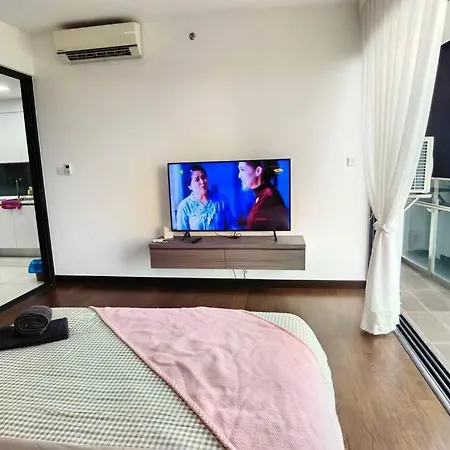1601 Almas Suites Seaview 60Inchtv Netflix Wifi By Stay Nusajaya  Exterior photo